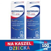2x MUCOSOLVAN MINI 15 mg/5 ml syrop 100 ml