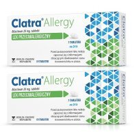 2XCLATRA ALLERGY 20 mg 10 tabletek