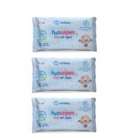 3 X H2O WIPES KIDS WET Chusteczki nawilżane dla dzieci 24 sztuk