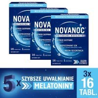 3 x NOVANOC Potrójne wsparcie 16 tabletek