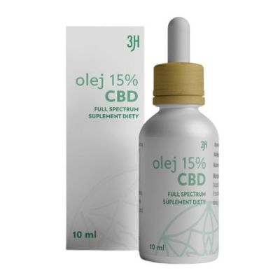 3H Olej CBD 15% FULL SPECTRUM, 10ml