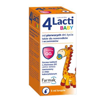 4 LACTI BABY krople 5 ml odbudowa flory bakteryjnej
