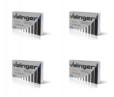 4 X VALINGER Sildenafilum 4 tabletki