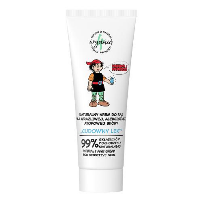 4ORGANIC Naturalny krem do rąk dla dzieci skóra wrażliwa i atopowa 50 ml