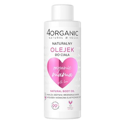 4ORGANIC Organic Mama Naturalny olejek do ciała, 125 ml