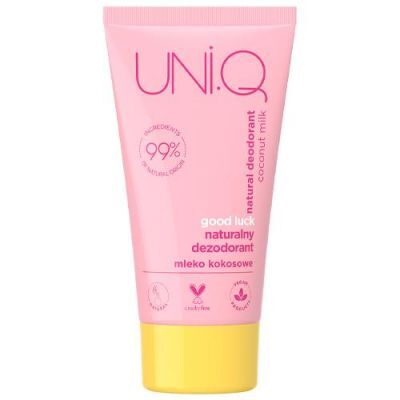 4ORGANIC UNI.Q Good Luck Naturalny dezodorant Mleko Kokosowe, 50ml