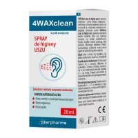 4WAXclean Spray do higieny uszu, 20ml