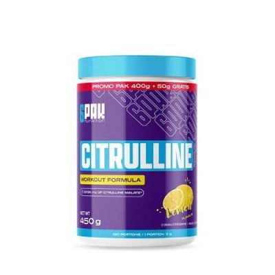 6Pak Nutrition Citrulline smak cytrynowy, 450 g