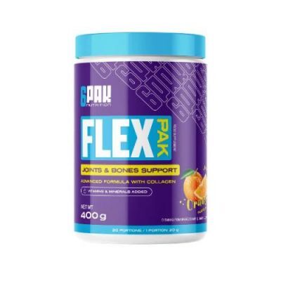 6Pak Nutrition Flex Pak smak pomarańczowy, 400 g