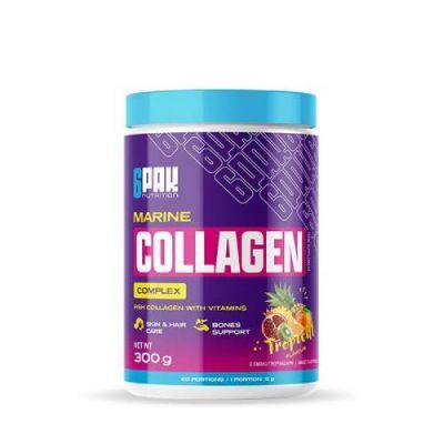 6Pak Nutrition Marine Collagen Complex smak owoców tropikalnych, 300 g