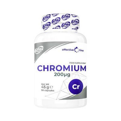 6Pak Nutrition Chromium, 90 kaps.