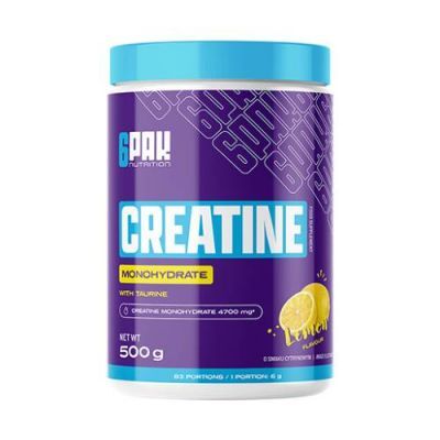 6Pak Nutrition Creatine Monohydrate smak cytrynowy, 500 g