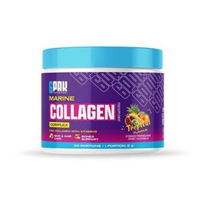 6Pak Nutrition Marine Collagen Complex smak owoców tropikalnych, 150 g