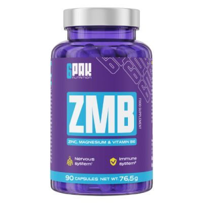 6Pak Nutrition Zmb, 90 kaps.