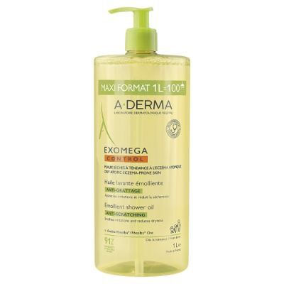 A-Derma Exomega Control Olejek emolient pod prysznic, 1000 ml