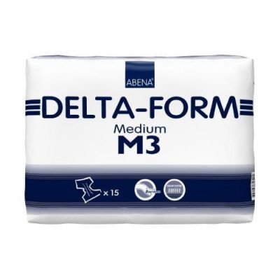ABENA DELTA-FORM Medium M3 Pieluchomajtki dla dorosłych, 15szt.