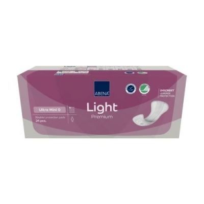 ABENA light premium ultra mini 0 - wkładki, 24szt.