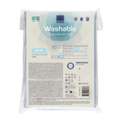 ABENA Podkład wielorazowy z zakładkami 85x90cm, 1szt.