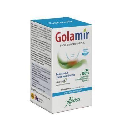 Aboca Golamir Spray na ból gardła bezalkoholowy, 30 ml