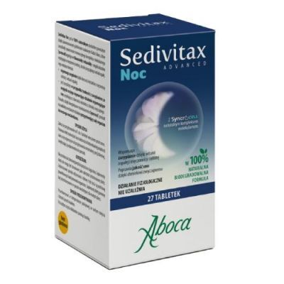 Aboca Sedivitax Noc Advanced, 27 tabl.