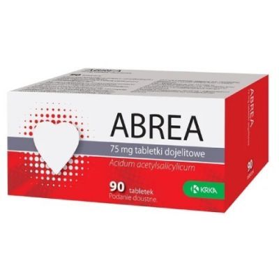 ABREA 75 mg 90 tabletek dojelitowych
