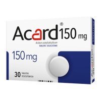 Acard 150 mg, 30 tabl.dojelit.