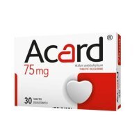 ACARD 75mg, 30 tabletek dojelitowych