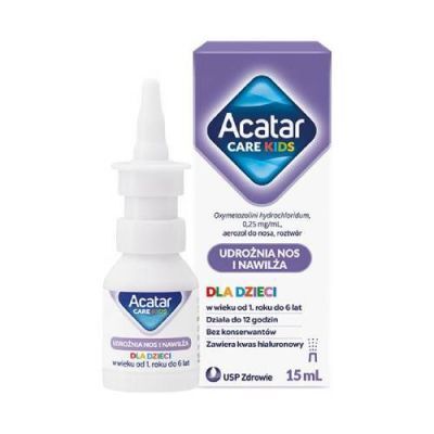 ACATAR CARE KIDS aerozol do nosa 0,25mg/ml 15 ml