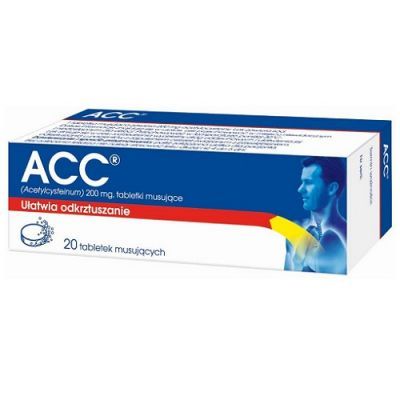 ACC 200 mg [ACC MAX] 20 tabletek musujących