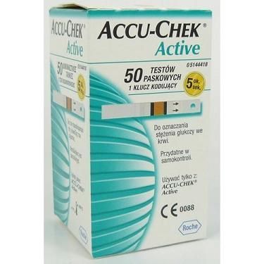 ACCU-CHEK ACTIVE paski testowe 50 sztuk