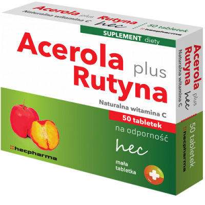 ACEROLA PLUS RUTYNA 50 tabletek
