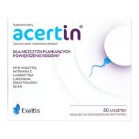 Acertin, 60 sasz. - Witaminy dla mężczyzn wspomagające płodność