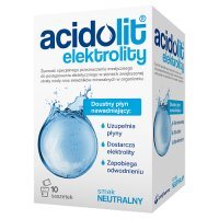 Acidolit Elektrolity smak neutralny, 10 saszetek