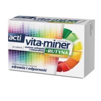 ACTI VITA-MINER + Rutyna 60 tabletek  DATA WAŻNOŚCI 30.09.2022