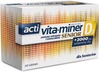 ACTI VITA-MINER SENIOR D3 60 tabletek,witaminy