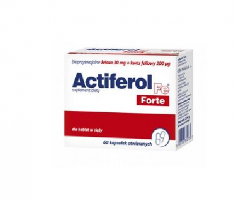 ACTIFEROL FE FORTE 60 kapsułek