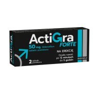 ACTIGRA FORTE 50 mg 2 tabletek