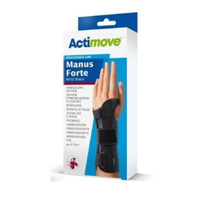 Actimove Professional Line Orteza nadgarstka rozmiar S/M (lewa) czarny, 1szt.