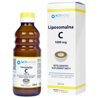 ACTINOVO Liposomalna witamina C płyn 250 ml DATA WAŻNOŚCI 27.09.2024
