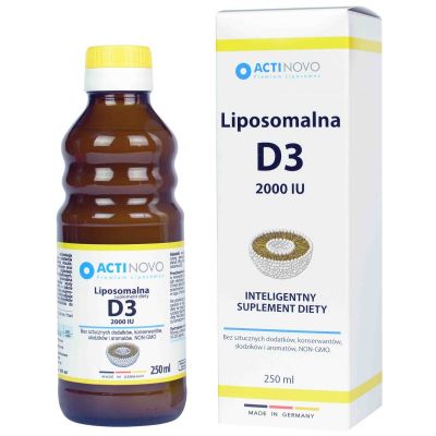 ACTINOVO Liposomalna witamina D3 płyn 250 ml