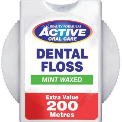 ACTIVE DENTAL FLOSS nić dentystyczna miętowa woskowana 200 m