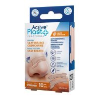 ACTIVE PLAST Plastry ułatwiające oddychanie przeciw chrapaniu Standard, 10 szt.