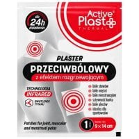 ActivePlast Plaster przeciwbólowy z efektem rozgrzewającym 14x9 cm, 1 szt.