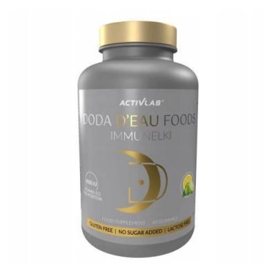 ACTIVLAB DODA D'EAU FOODS Immunelki smak cytryna-limonka, 60 żelek KRÓTKA DATA 30.04.2026