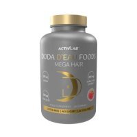 ACTIVLAB DODA D'EAU FOODS Mega Hair żelki o smaku malinowym, 60 szt.
