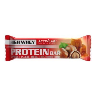 ACTIVLAB High Whey Protein Bar Baton wysokobiałkowy orzechowo-karmelowy, 80g