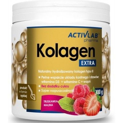 ACTIVLAB Kolagen Extra malina - truskawka, proszek, 300g