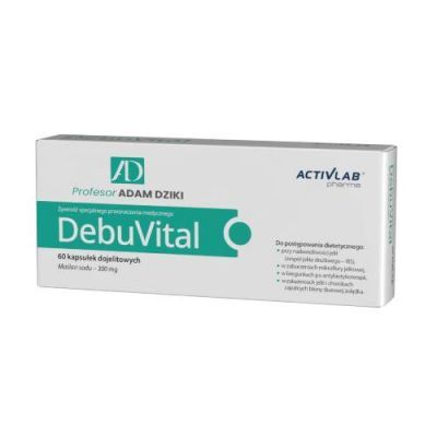 Activlab Pharma DebuVita Maślan sodu, 60 kaps.