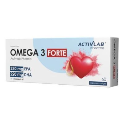 Activlab Pharma Omega 3 Forte, 60 kaps. softgel