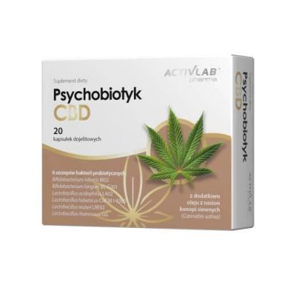 ACTIVLAB PHARMA Psychobiotyk CBD, 20 kaps. KRÓTKA DATA 19.12.2025